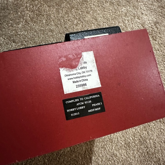 Wood Block Perpetual Calendar - Picture 4 of 4